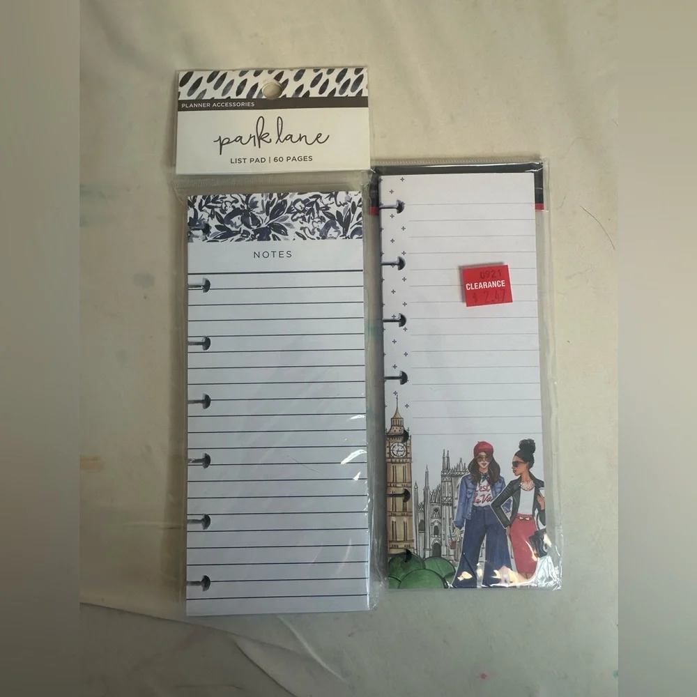 The Happy Planner and Park Lane Planner add ins NWT or Like New 6 Pack Bundle